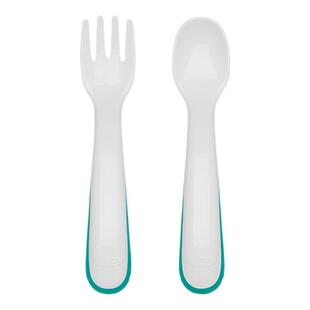 OXO奥秀辅食勺儿童餐具自主进食勺子婴儿勺子宝宝吃饭勺子叉套装