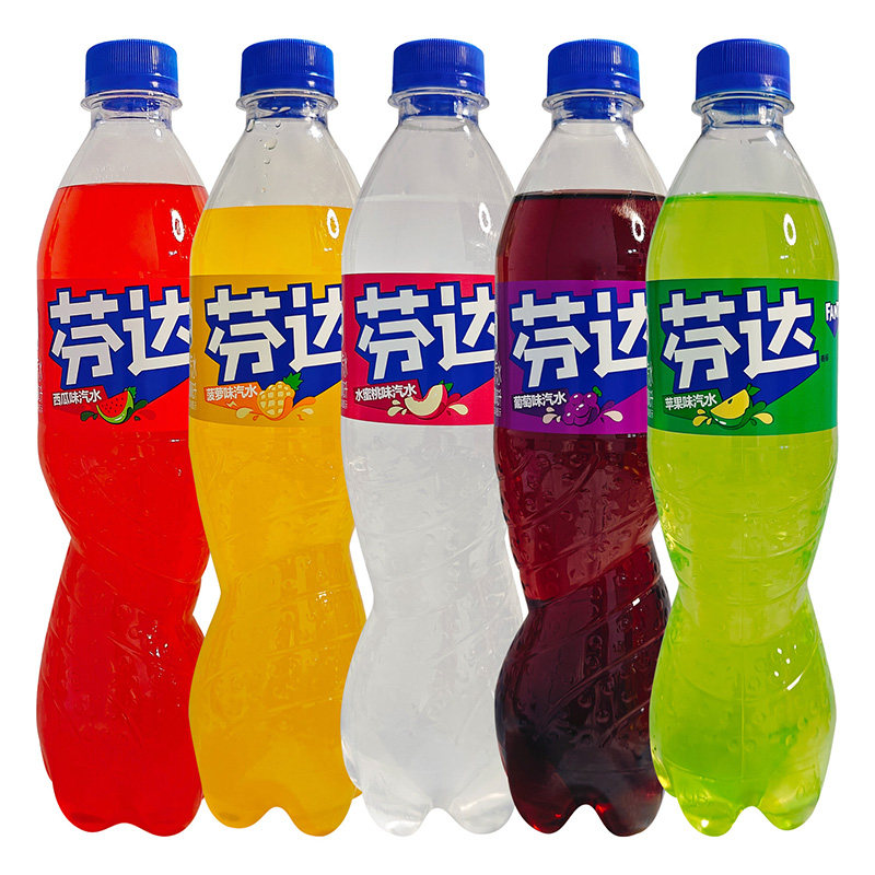 芬达汽水多种口味500ml碳酸饮料