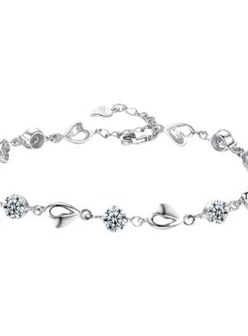 海洋之心银手链one925银时尚女