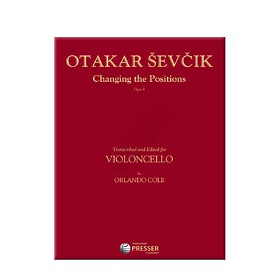 舍夫契克大提琴把位转换Op8