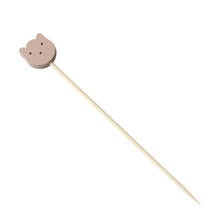 卡通小熊宝宝串串签糖葫芦竹签一次性水果签圣诞牙签汉堡插水果叉