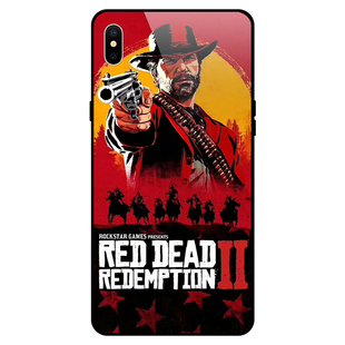 荒野大镖客2二R星游戏周边玻璃手机壳苹果华为小米OPPOVIVO等现货
