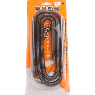 创威钓鱼失手绳钢丝高弹力自动伸缩垂钓鱼竿护竿绳溜鱼器渔具配件