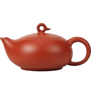【凤鸣壶】宜兴紫砂原矿朱泥橘皮凤雏壶西施纯全手工家用功夫茶具