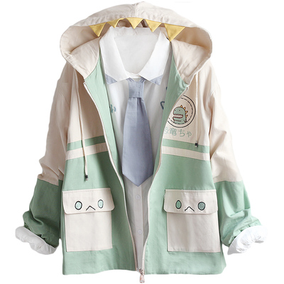 恐龙领带两件套春秋装男女同款