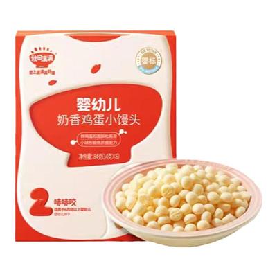 秋田满满搭配一岁无盐小馒头饼干
