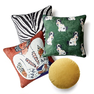 偏爱集法式抱枕复古艺术风客厅美式沙发靠垫组合现代简约设计师款