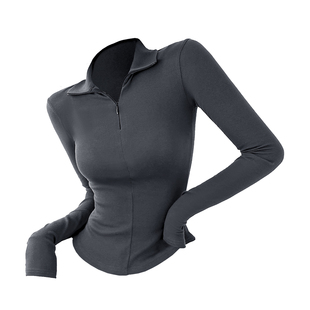 新款秋冬可内搭修身半高领小个子打底衫女款加绒短款长袖上衣T恤