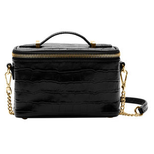 LEATHEROLOGY奥勒吉头层牛皮单肩斜跨手提桶盒子包化妆包小箱包