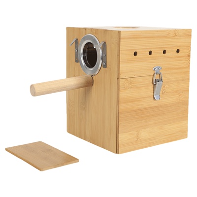 麦巢鹦鹉繁殖箱竖式楠竹材质耐咬