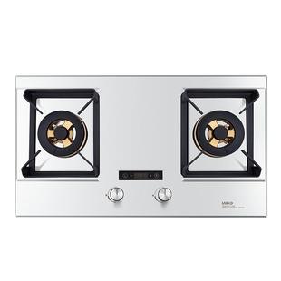 德国LAIMD莱梅德天然气液化煤气双灶不锈钢灶台嵌家用定时燃气灶