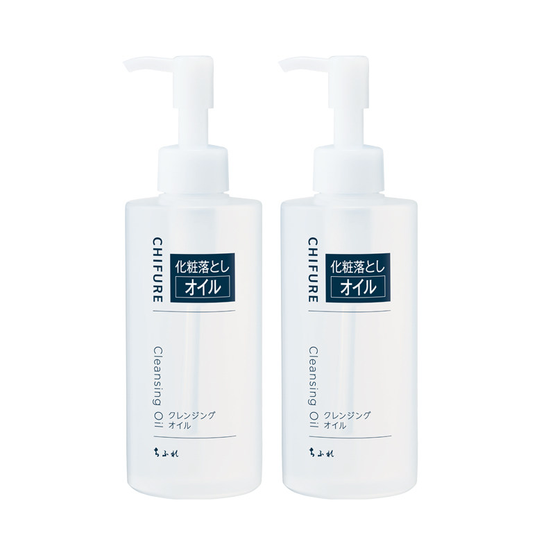 CHIFURE千肤恋卸妆洁面油 卸妆水眼唇卸温和清洁深层220ml*2