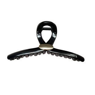 许妍同款黑色金标抓夹女2025新款高级感鲨鱼夹大号发量多发夹头饰