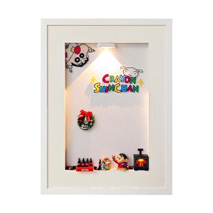 蜡笔小新磁吸电表箱装饰画竖款微景观DIY挂画创意配电箱遮挡壁画