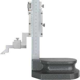 日本三量不锈钢数显游标高度尺0-300mm划线尺画线高度划线头0-500