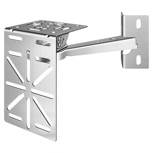 户外监控304不锈钢支架家用球机架子室外摄像头固定墙角壁装抱柱