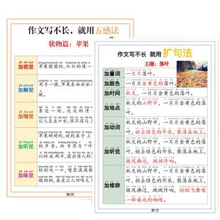 每日晨读扩句法58篇五感法写作提升作文素材练习题小学一二三年级