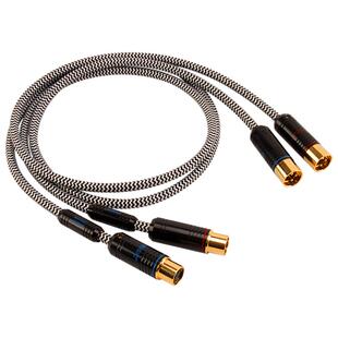 单晶铜镀银卡农线公对母专业话筒音频线麦克风线发烧级XLR平衡线