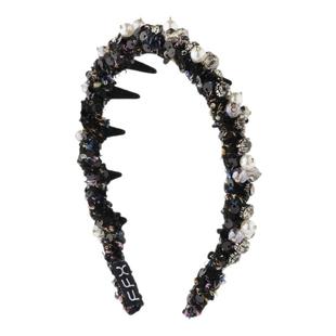 弗弗西FFX[黛影]高颅顶小香风百搭精致优雅齿梳发箍洗脸发卡头箍