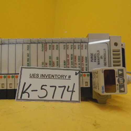 SMC US5200 13 端口气动歧管 ARM2000 ISE40-01-22 二手 可正常工