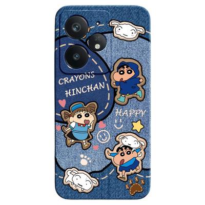 牛仔小新适用Realme真我Neo7Turbo手机壳RealmeNeo7Turbo新款保护套noe小狗硅胶oppo全包防摔opponeo男女外壳