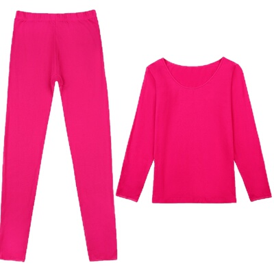 圆领青年超薄纯棉紧身保暖内衣