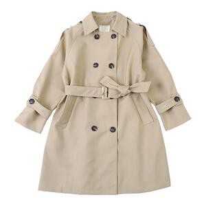 女童风衣英伦风外套2025春秋季