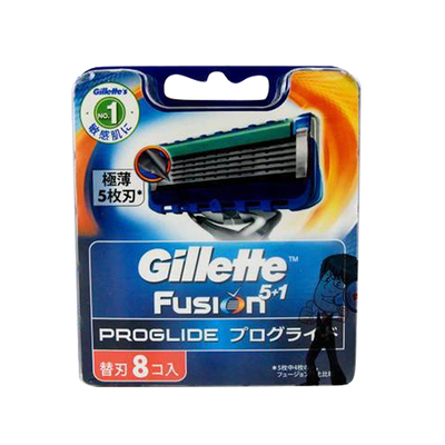 手动Gillette/吉列刀片剃须刀8片