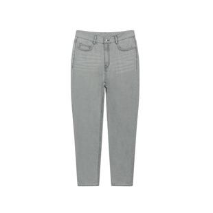 JNBY/江南布衣折扣春夏牛仔裤修身显瘦棉质水洗锥形休闲裤通勤女