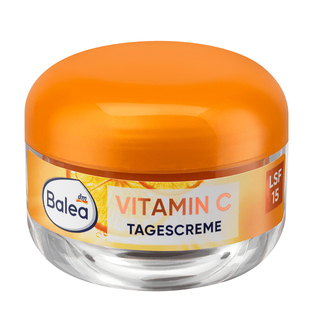 dm德国Balea芭乐雅VC提亮紧致面霜维生素C日霜淡化肤色抗氧化保湿