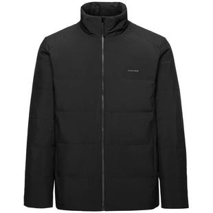 【石墨烯】HLA/海澜之家轻商务立领轻薄羽绒服秋冬季黑色外套男士