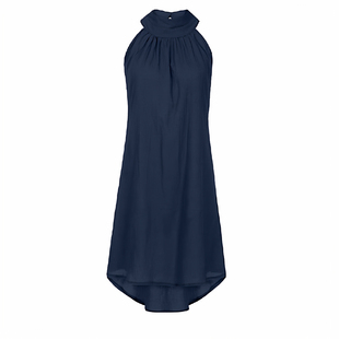 whitedress女装挂脖连衣裙halter dressdress women elegant