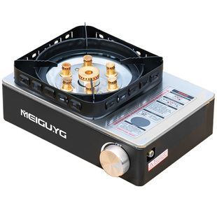 七星不锈钢炉面卡式炉户外便携式防风猛火炉露营炉具卡磁炉燃气炉