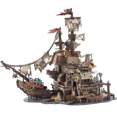 乐立方立体模型海盗湾3D拼图