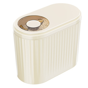 家用米桶食物收纳盒新款防虫防潮密封厨房面桶滑盖储米箱塑料米缸