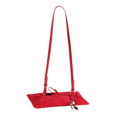 CryingCenter 反毛皮饺子单肩斜挎大迷你手机包 哭喊中心