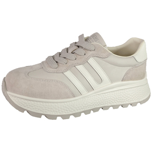 戈美其厚底增高德训鞋女2026春季新款阿甘鞋软底休闲运动老爹鞋女