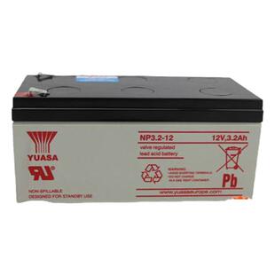 汤浅YUASA蓄电池12V3.2AH NP3.2-12安防仪器童车玩具应急电梯电池