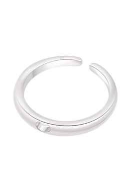 阿吉豆戒指女时尚合金爱心开口戒