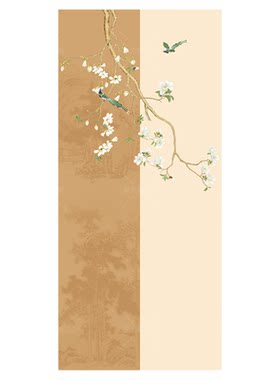 中式复古翻新静电免胶衣柜玻璃贴