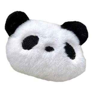 卡通创意毛绒公仔熊猫挂件大白熊猫可爱包包少女配件发卡发饰娃娃