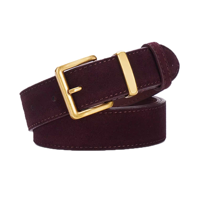 皮带女绒面真皮百搭高级感腰带男