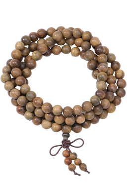 檀木多圈手串新中式多层串珠手持盘玩文玩手链小众创新素珠手饰品