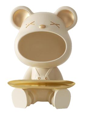 奶油风客厅鞋柜电视柜装饰品摆件