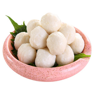 海欣深海墨鱼丸花枝丸1kg鱿鱼丸子火锅食材烧烤食材麻辣烫食材