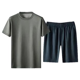 正品体能训练服短袖套装健身运动夏体能服短袖上衣短裤速干t恤男