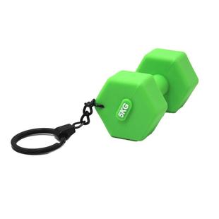 勇士征战大哑铃钥匙扣运动挂件装饰品礼物包包摆件健身情侣彩色