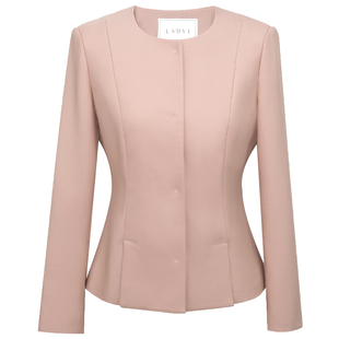 LadyJ-“王妃格调”G*ADA同源进口澳洲羊毛优雅通勤外套半裙套装