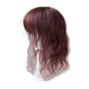 头顶补发片女大波浪卷发遮白发增发透气真发全真人发丝无痕补发片