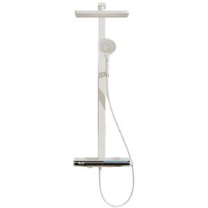 智能恒温淋浴花洒套装钢琴按键全铜主体喷头支架按键家用软管数显